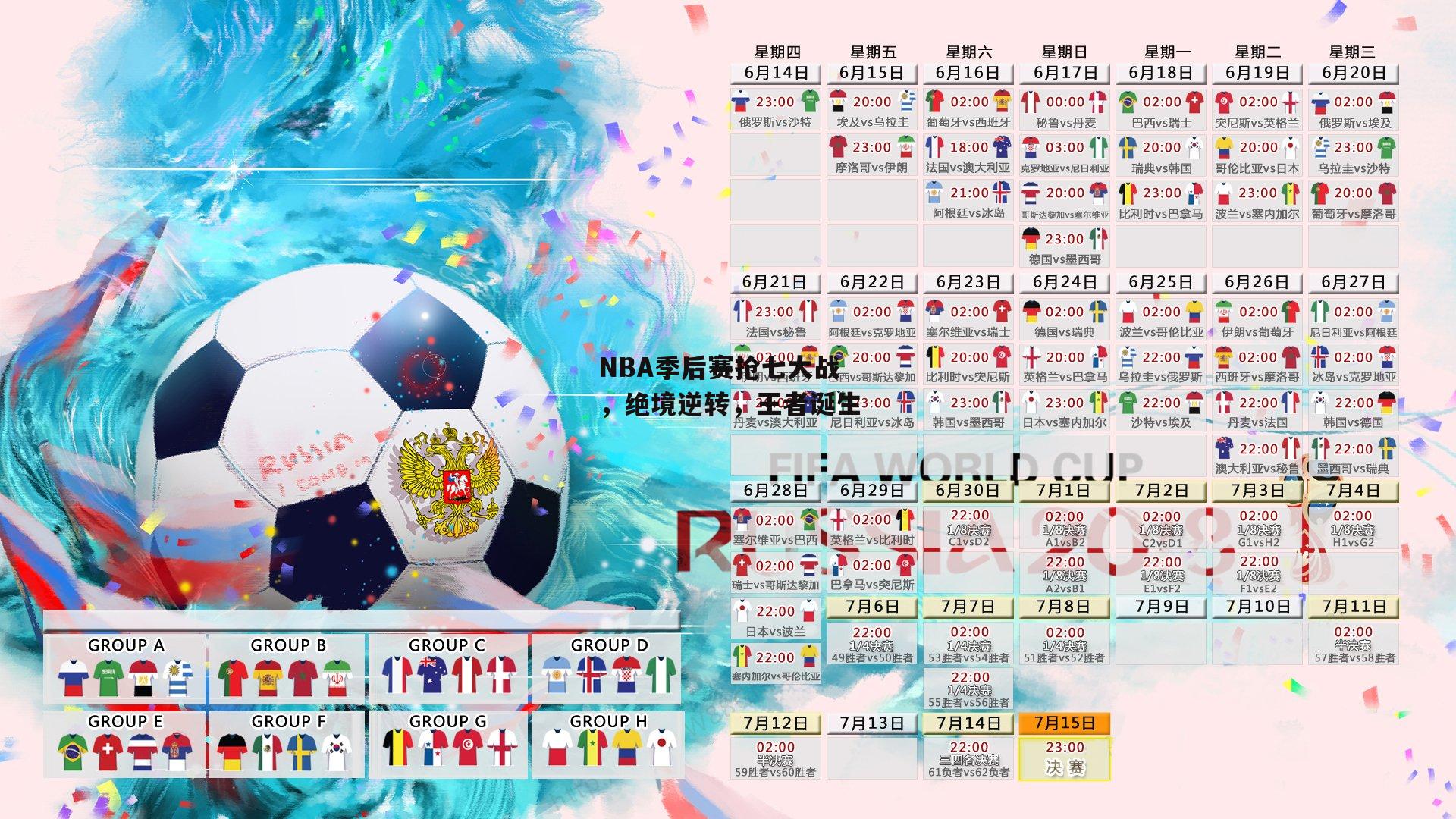 NBA季后赛抢七大战,绝境逆转,王者诞生